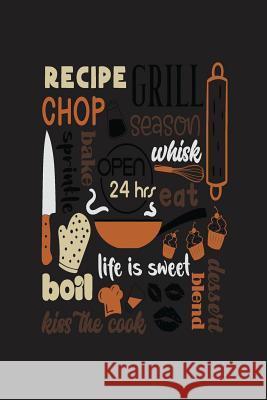 Recipe Grill Chop Michelle's Notebook 9781799233220 Independently Published - książka