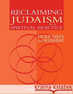 Reclaiming Judaism as a Spiritual Practice: Holy Days and Shabbat Goldie Milgram 9781580232050 Jewish Lights Publishing - książka