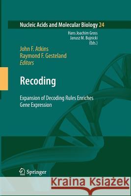 Recoding: Expansion of Decoding Rules Enriches Gene Expression John F. Atkins Raymond F. Gesteland 9781461425311 Springer - książka