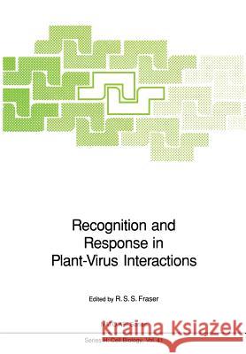 Recognition and Response in Plant-Virus Interactions Ronald S. S. Fraser 9783642741661 Springer - książka