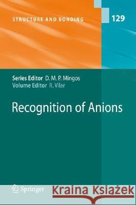 Recognition of Anions  9783540790914 SPRINGER-VERLAG BERLIN AND HEIDELBERG GMBH &  - książka