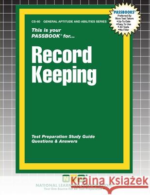 Record Keeping Passbooks 9781799367604 National Learning Corp - książka