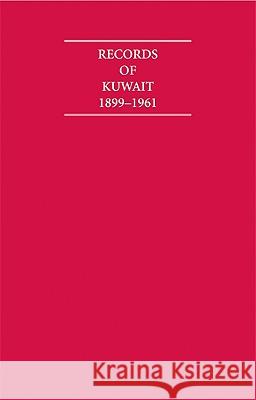 Records of Kuwait 1899-1961 8 Volume Hardback Set Including Boxed Maps and Genealogical Tables Alan De Lacy Rush 9781852072001  - książka