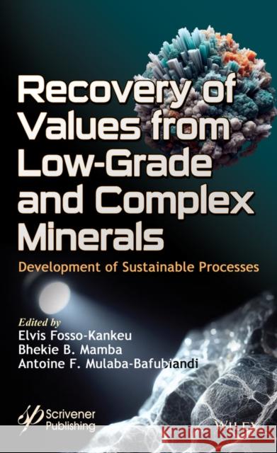 Recovery of Values from Low-Grade and Complex Mine rals: Development of Sustainable Processes  9781119896418  - książka