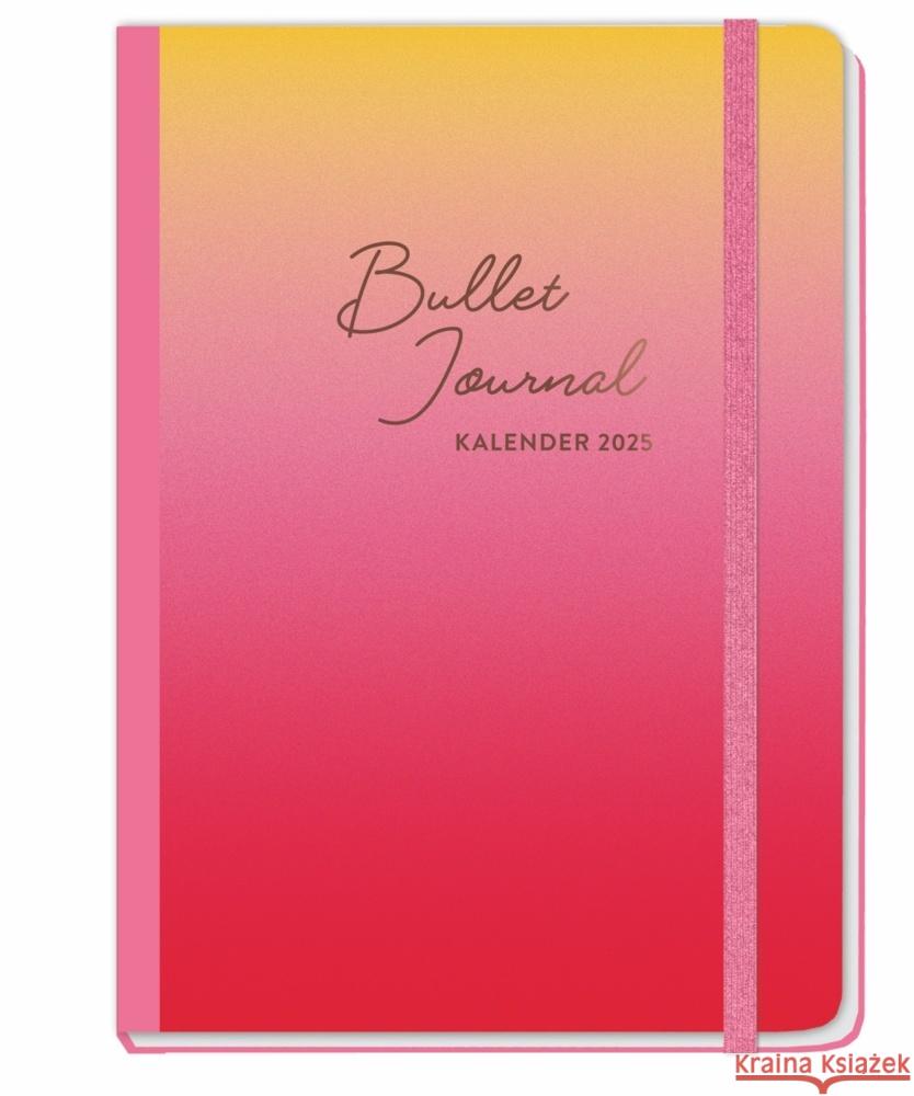 Red Bullet Journal A5 2025  9783756408184 Heye - książka