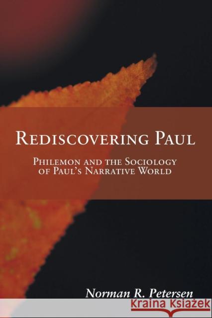 Rediscovering Paul Norman R. Petersen 9781606081136 Wipf & Stock Publishers - książka