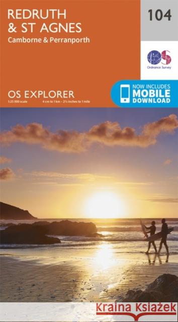 Redruth and St Agnes Ordnance Survey 9780319243060 Ordnance Survey - książka