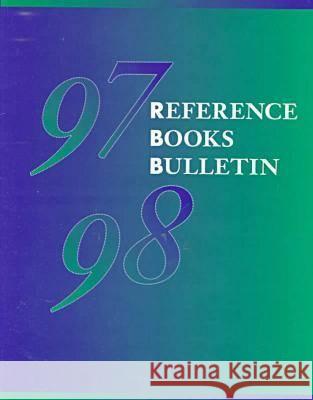 Reference Books Bulletin, 1997-1998 Mary E. Quinn 9780838980095 American Library Association - książka