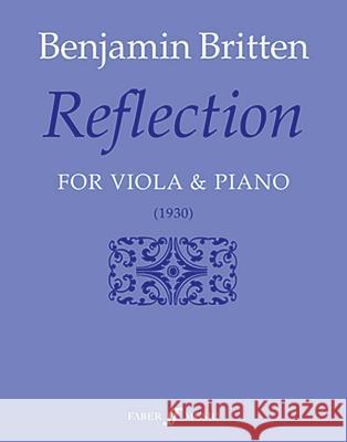 Reflection: Score & Part Britten, Benjamin 9780571517527  - książka