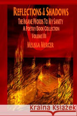 Reflections & Shadows The Insane Words To My Sanity A Poetry Book Collection Mercer, Melissa a. 9781481922227 Createspace - książka