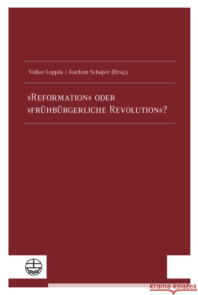 Reformation und frühbürgerliche Revolution Schaper, Joachim 9783374073962 Evangelische Verlagsanstalt - książka
