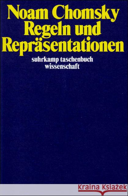 Regeln und Repräsentationen Chomsky, Noam 9783518279519 Suhrkamp - książka