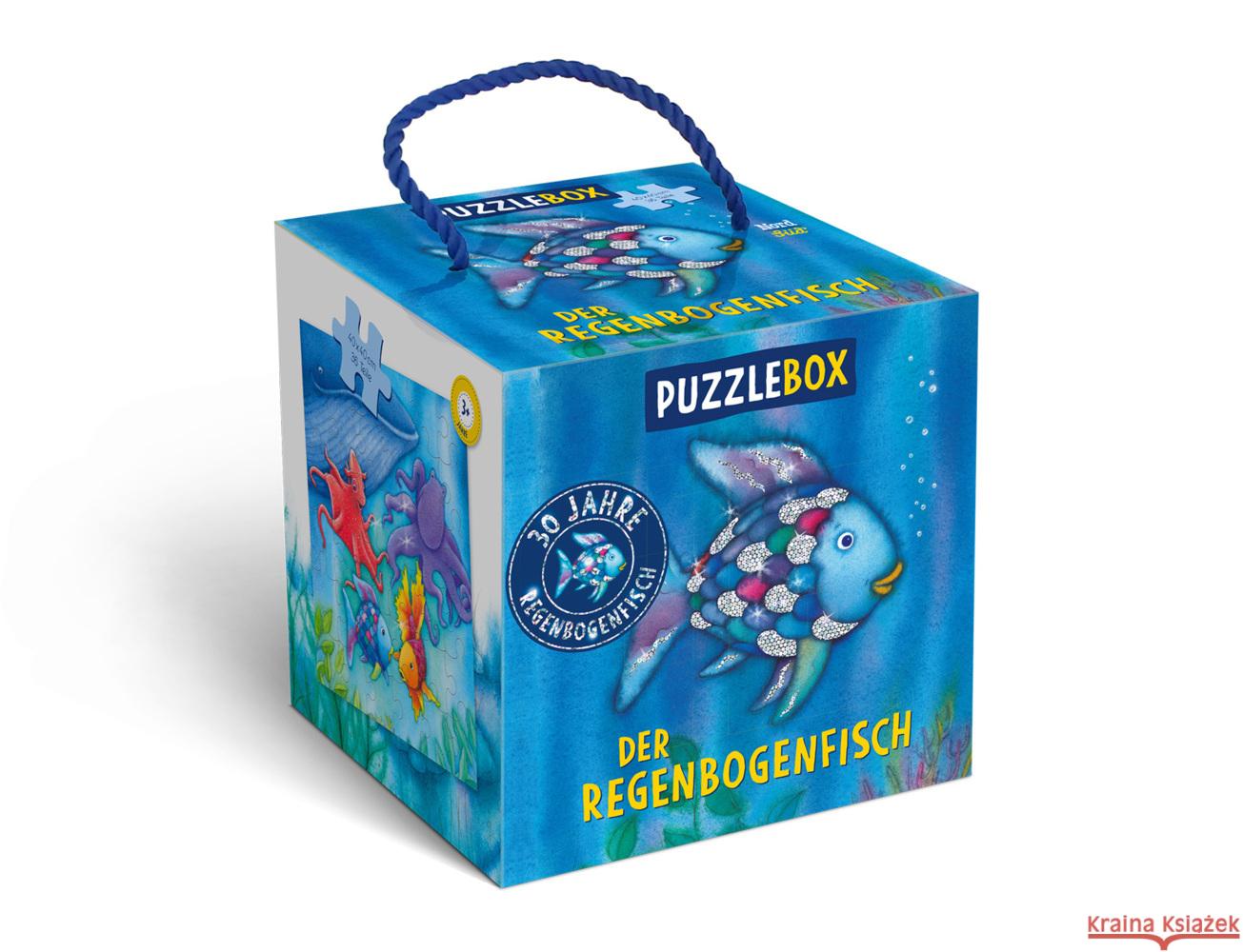 Regenbogenfisch Puzzlebox, 36 Teile Pfister, Marcus 9783314106255 NordSüd Verlag - książka