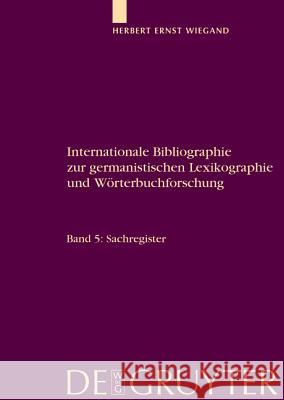 Register Herbert Ernst Wiegand 9783110340952 De Gruyter (JL) - książka