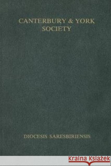 Register of Robert Hallum, Bishop of Salisbury, 1407-1417 Joyce Horn 9780907239345 Canterbury & York Society - książka