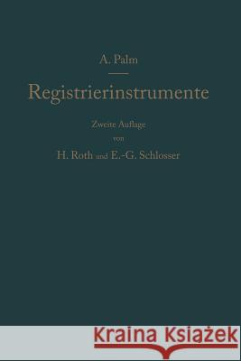 Registrierinstrumente Albert Palm 9783642927683 Springer - książka