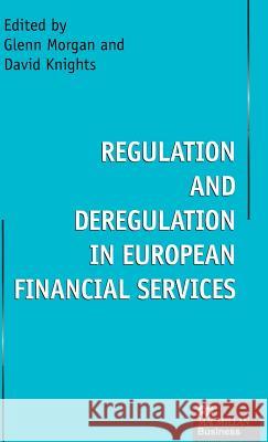 Regulation and Deregulation in European Financial Services  9780333655429 PALGRAVE MACMILLAN - książka