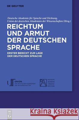 Reichtum und Armut der deutschen Sprache Deutsche Akademie Für Sprache Und Dichtu 9783110334623 Walter de Gruyter - książka