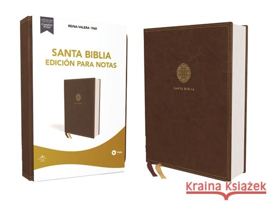 Reina Valera 1960 Santa Biblia Edición Para Notas, Leathersoft, Café, Letra Roja Vida 9780829770544 Vida Publishers - książka