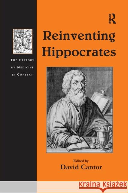 Reinventing Hippocrates David Cantor 9781138263550 Routledge - książka