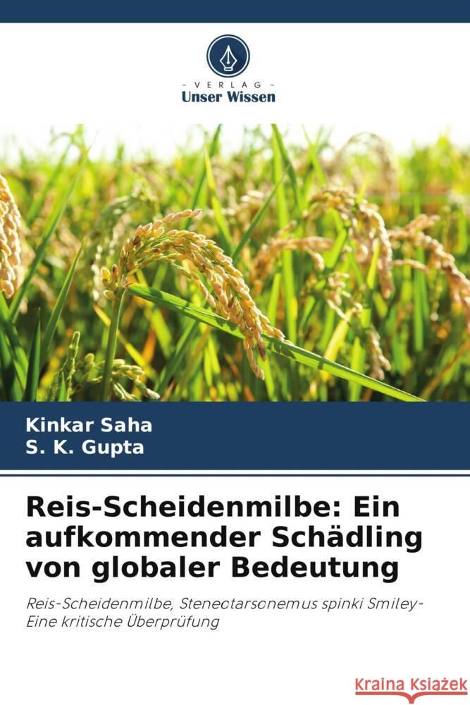 Reis-Scheidenmilbe: Ein aufkommender Schädling von globaler Bedeutung Saha, Kinkar, Gupta, S. K. 9786205437674 Verlag Unser Wissen - książka