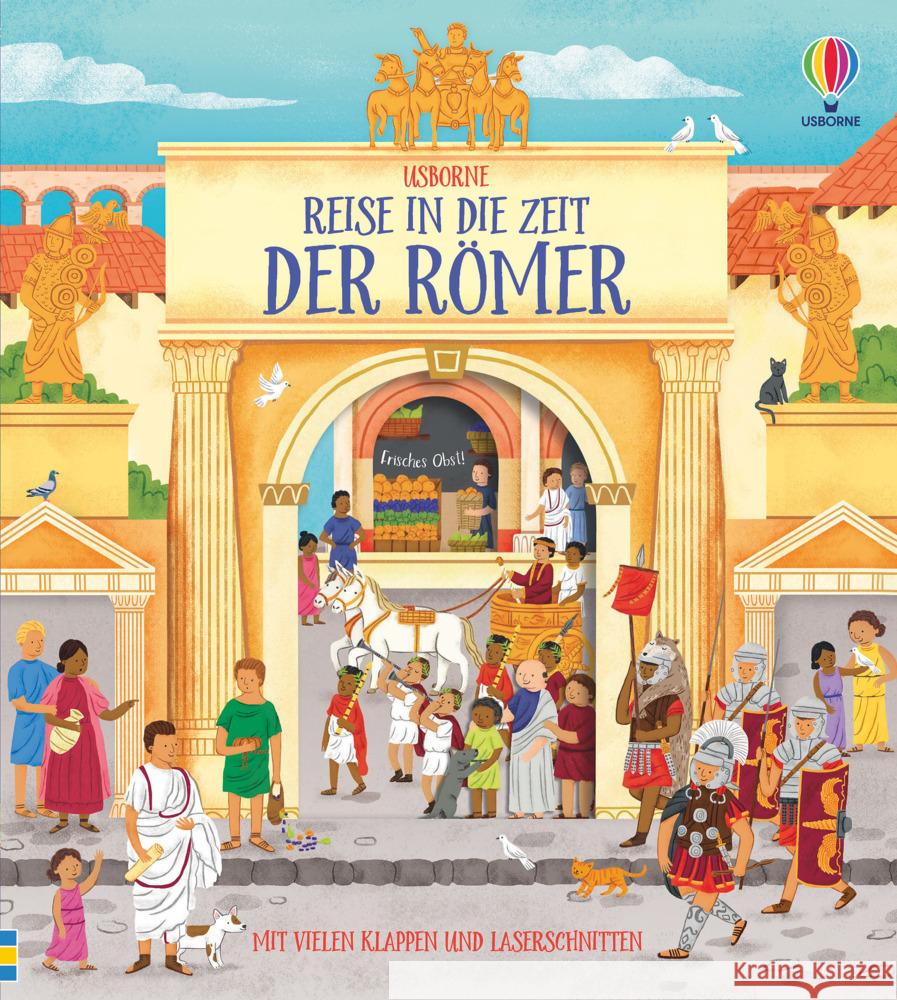 Reise in die Zeit der Römer Wheatley, Abigail 9781789415643 Usborne Verlag - książka