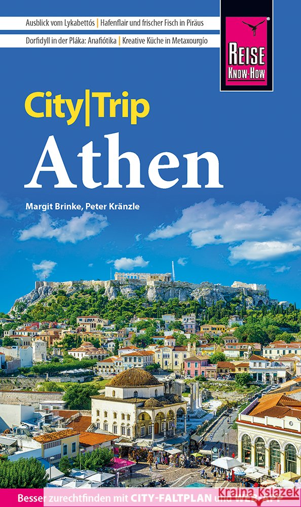 Reise Know-How CityTrip Athen Kränzle, Peter, Brinke, Margit 9783831781201 Reise Know-How Verlag Peter Rump - książka