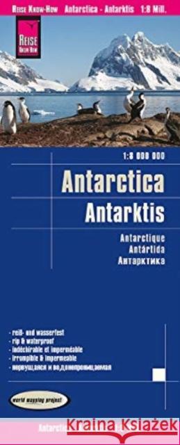 Reise Know-How Landkarte Antarktis / Antarctica (1:8.000.000) : reiß- und wasserfest (world mapping project) Peter Rump, Reise Know-How Verlag 9783831774388 Reise Know-How Verlag Peter Rump - książka