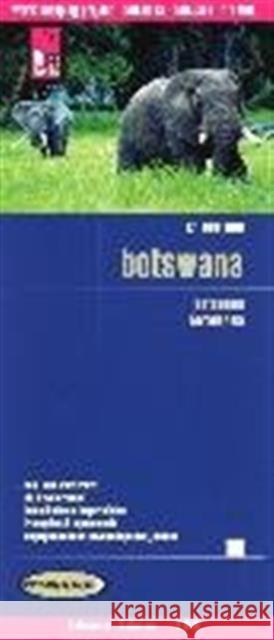 Reise Know-How Landkarte Botswana. Botsuana : World Mapping Project. Reiß- und wasserfest  9783831772773 Reise Know-How Verlag Rump - książka