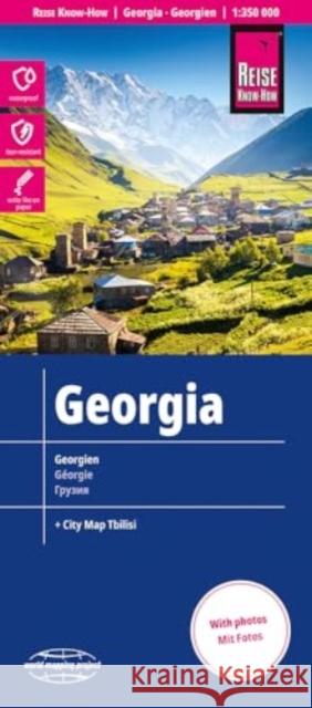 Reise Know-How Landkarte Georgien / Georgia (1:350.000)  9783831774678 Reise Know-How Verlag Peter Rump GmbH - książka