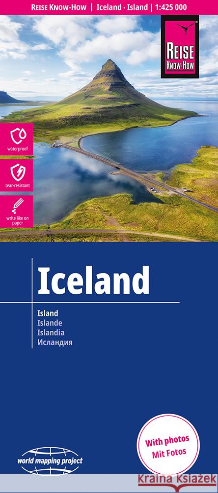 Reise Know-How Landkarte Island / Iceland (1:425.000)  9783831775163 Reise Know-How Verlag Peter Rump - książka