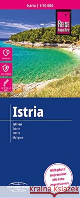 Reise Know-How Landkarte Istrien / Istria (1:70.000) Reise Know-How Verlag Peter Rump 9783831774449 Reise Know-How Verlag Peter Rump - książka