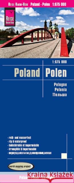 Reise Know-How Landkarte Polen / Poland (1:675.000) : World Mapping Project. Wasserfest u. unzerreißbar  9783831774036 Reise Know-How Verlag Peter Rump - książka