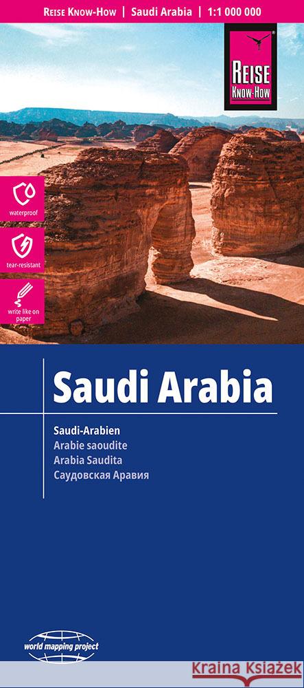 Reise Know-How Landkarte Saudi-Arabien / Saudi Arabia (1:1.800.000) Reise Know-How Verlag Peter Rump 9783831774487 Reise Know-How Verlag Peter Rump - książka