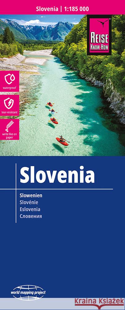 Reise Know-How Landkarte Slowenien / Slovenia (1:185.000) Reise Know-How Verlag Peter Rump 9783831774777 Reise Know-How Verlag Peter Rump - książka