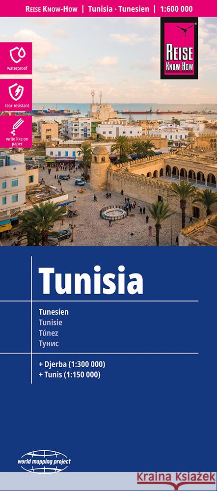 Reise Know-How Landkarte Tunesien / Tunisia (1:600.000)  9783831774692 Reise Know-How Verlag Peter Rump - książka