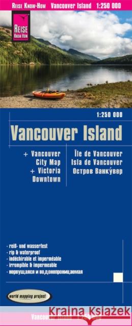 Reise Know-How Landkarte Vancouver Island (1:250.000) : reiß- und wasserfest (world mapping project)  9783831774258 Reise Know-How Verlag Peter Rump - książka