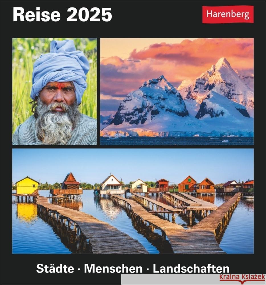 Reise Tagesabreißkalender 2025 - Kulturkalender - Städte, Menschen, Landschaften Dubilski, Petra, Schnober-Sen, Martina 9783840033315 Harenberg - książka