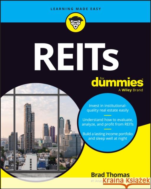 REITs For Dummies Thomas 9781394185351 John Wiley & Sons Inc - książka