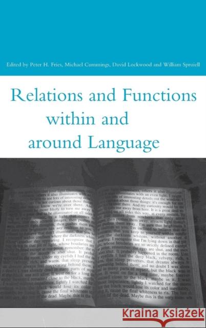 Relations and Functions Within and Around Language Cummings, Michael 9780826453686 Continuum International Publishing Group - książka