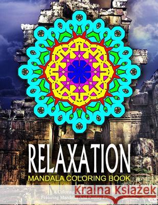 RELAXATION MANDALA COLORING BOOK - Vol.4: relaxation coloring books for adults Charm, Jangle 9781519171030 Createspace - książka