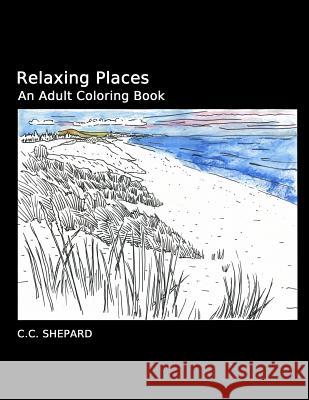 Relaxing Places: An Adult Coloring Book C. C. Shepard 9780998334608 Christopher Shepard - książka