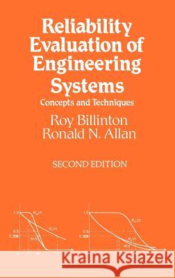 Reliability Evaluation of Engineering Systems: Concepts and Techniques Billinton, Roy 9780306440632 Springer - książka