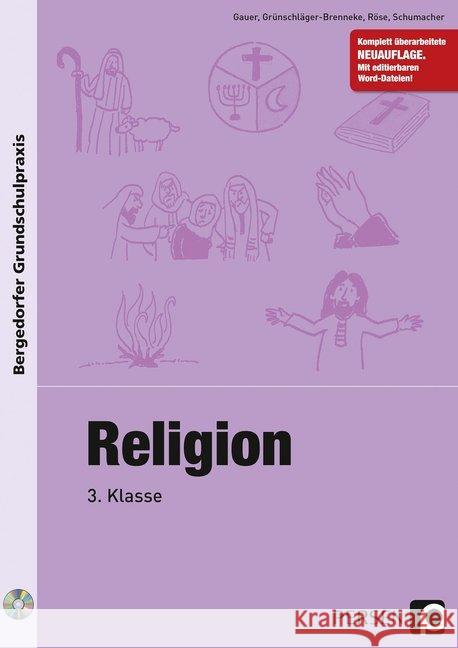 Religion - 3. Klasse, m. CD-ROM  9783403200758 Persen Verlag in der AAP Lehrerfachverlage Gm - książka