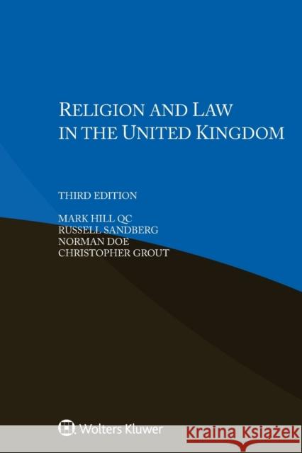 Religion and Law in the United Kingdom Qc, Mark Hill 9789403534954 Kluwer Law International - książka