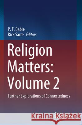 Religion Matters: Volume 2   9789819997794 Springer Nature Singapore - książka