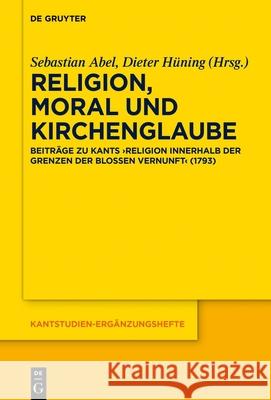 Religion, Moral und Kirchenglaube  9783111063645 De Gruyter - książka