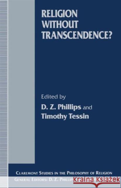 Religion Without Transcendence? Tessin, T. 9781349259175 Palgrave MacMillan - książka