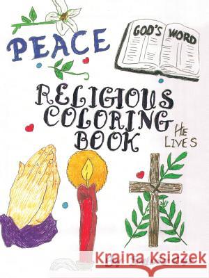 Religious Coloring Book Sylvie Cyr 9781480852822 Archway Publishing - książka