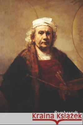 Rembrandt Schrift: Zelfportret Met Twee Cirkels - Trendy & Hip Notitieboek - Ideaal Voor School, Studie, Recepten of Wachtwoorden Studio Landro 9781795217309 Independently Published - książka